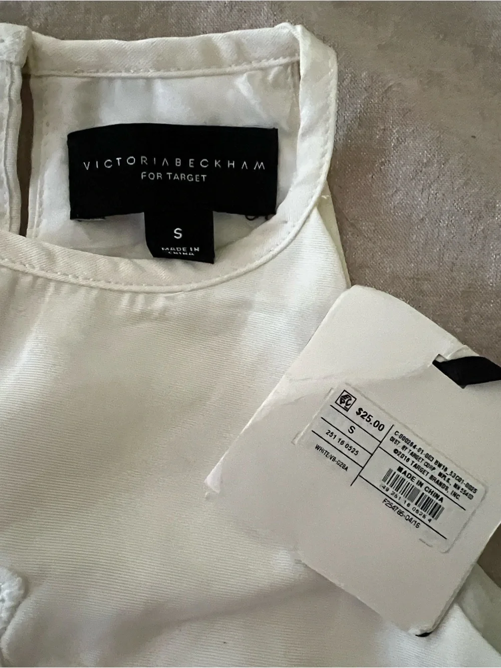 Victoria Beckham for Target White Embroidered Halter Dress - Girls